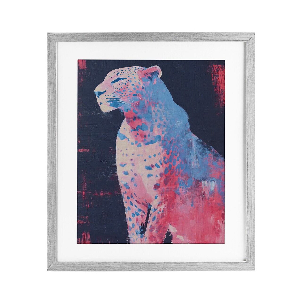 Stupell Industries Predator Pride Leopard Framed Print Under Glass, design by Svetlana Aleynikova
